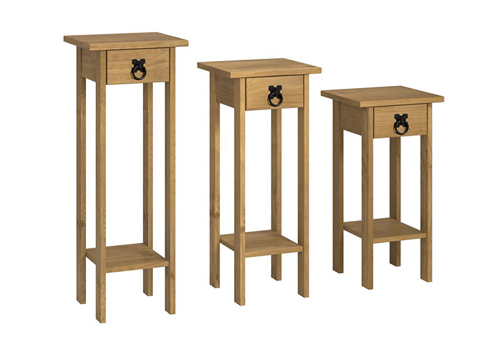 Corona Plant Stands (Large, Medium, And Small) - Click Image to Close